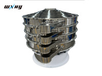 WXHY Edelstahl-Rotationsvibrationssieb mit Motor für Kunststoffgranulat und Harzrecycling 380V/220V