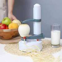 Groothandel Elektrische Automatische Fruitgroenten Dunschiller Multifunctionele Roterende Messen-Aardappel Appel Groente Groente Gereedschap