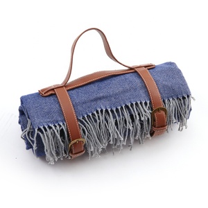 Wholesale Packable <b>Waterproof</b> Blanket Portable Camping and Hiking <b>Mat</b> <b>Outdoor</b> Picnic Blanket with Tassels - Product Image 2
