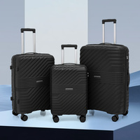 Nouvelle collection 2026 : Valise de voyage de luxe à 4 roues en PP, grande capacité, légère, durable, ensemble de 5 pièces, design moderne et épuré, vente en gros