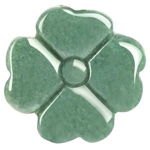 Colgante de Jadeíta Natural Verde Trébol, Diseño Original Estilo Chino, UNISEX, con Certificado de Tasación HJ50 - Product Image 5