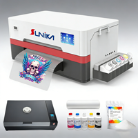 Nouvelle imprimante DTF automatique à pigments Kun Tong 33 cm, tête unique F1080, machine à circulation de blanc pour T-shirts et chaussures, garantie 1 an