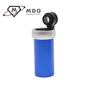 Mini Lente d'Ingrandimento a Forma di Coppa <span class=keywords><strong>in</strong></span> Metallo per Diamanti, <span class=keywords><strong>con</strong></span> Specchio e Inscrizione Laser GIA, Ingrandimento 10X per Diamanti - Product Image 2
