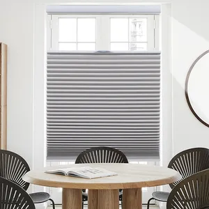 OEM Full Blackout UV Protection Day And Night Cordless Pleated Blinds Honeycomb Blinds Cellular Safe For Kids And Pets