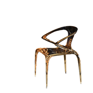 <span class=keywords><strong>Chaise</strong></span> de salle à manger en plexiglas personnalisée transparente moderne de l'entreprise nouveauté meubles de maison en plastique - Product Image 1