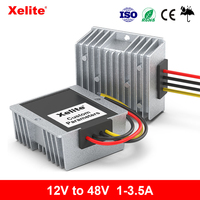 Convertisseur DC-DC élévateur 12V vers 48V, alimentation à large plage d'entrée 10-45V, régulateur de tension monophasé 48V pour moteur, solaire, LED