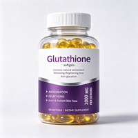 Suplemen Diet Herbal Glutathione Softgel 1000mg Label Pribadi, Antioksidan Alami, Dukungan Kesehatan Kulit Sehari-hari, Kustom