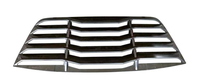 XLstyling Pare-soleil de fenêtre arrière de voiture, pare-brise, ABS noir, compatible avec Dodge Challenger 10+