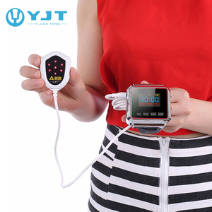 Medical health care wrist laser watch blood pressure monitor digital blood glucose watch for home use