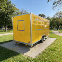 Food Truck Entièrement Équipé avec Bar à Smoothies et Jus pour Utilisation Commerciale en Rue