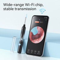 Endoscope auriculaire étanche IP67 N3 Pro 4,3 mm avec LED et caméra, garantie 1 an, nettoyeur de cérumen domestique alimenté par batterie