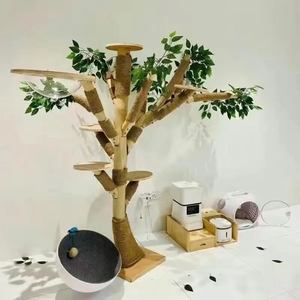 <span class=keywords><strong>Arbre</strong></span> à <span class=keywords><strong>chat</strong></span> en sisal Dongma style mignon avec jouets intégrés, griffoir, jouet interactif et structure d'escalade - Schéma d'installation - Product Image 5