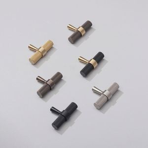 Venta al por mayor de herrajes modernos europeos para muebles de dormitorio y baño, tiradores de aleación de aluminio dorados para armarios de cocina y cómodas. - Product Image 1