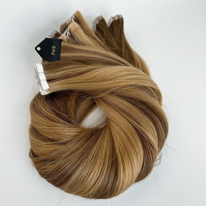 Cheveux chinois vierges Remy de qualité supérieure, 100 % cuticules intactes, super double drawn, longue durée, injection invisible, bande adhésive sans couture - Product Image 5