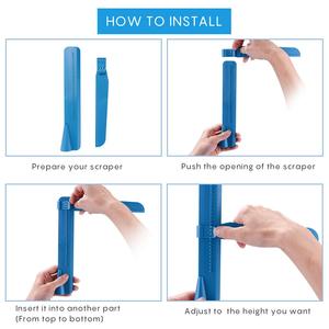 Wholesale Silicone Cake <b>Scraper</b> Stands Adjustable Height Fondant Tool Heat Resistant Eco-Friendly - Product Image 2