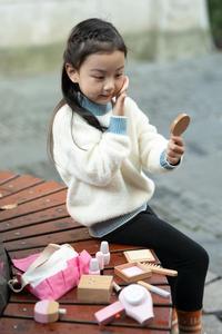 2021 nuovi giocattoli per bambini regalo trucco per ragazze in legno <span class=keywords><strong>gioco</strong></span> di imitazione Set simulazione asciugacapelli giocattoli <span class=keywords><strong>gioco</strong></span> di ruolo per bambini - Product Image 5