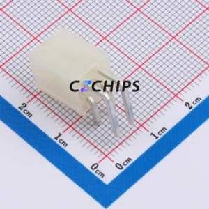 WAFER-WTB4.2-04PWZ Wire-to-Board Pin Header Bent Lead Through Hole,P=4.2mm 2x2P 4.2mm Right Angle Insert Mini-Fit (MX 4.2) - Product Image 2