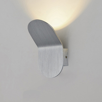 Applique murale LED moderne 5W en aluminium, couleur personnalisable, lumière chaude 3000K pour la maison, le bureau, l'hôtel, éclairage décoratif intérieur