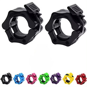 Colliers de serrage rapides pour haltères de fitness, paire de 2 pouces, en plastique, pour barres de poids, clips de verrouillage sécurisés pour haltérophilie - Product Image 6