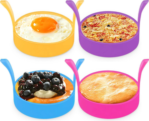 Wholesale Fantastic <b>Silicone</b> <b>Tools</b> Fried Ring Omelette Maker Cooking for and Pancake Rings - Product Image 1