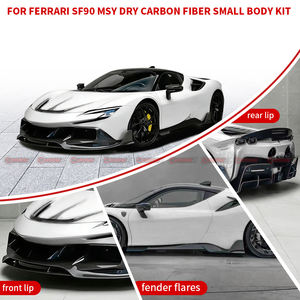 Nouvelle Arrivée : Kit Carrosserie en Fibre de Carbone Sec Style MSY pour Ferrari SF90 - Lame Avant, Lame Arrière, Jupes Latérales et Spoiler - Product Image 4
