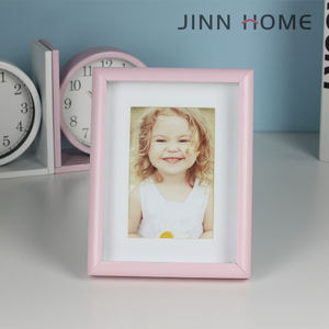 Cadre photo en bois Jinn Home, <span class=keywords><strong>taille</strong></span> <span class=keywords><strong>6</strong></span>*8 <span class=keywords><strong>pouces</strong></span>, couleur bleu et rose, pour cadeau de souvenir de bébé - Product Image 5