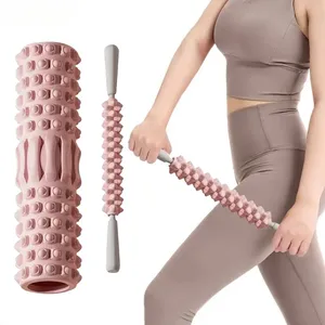 Rodillo de masaje de yoga tipo diente de lobo, herramienta de relajación muscular para pantorrillas, rodillo para muslos, Ghua Sha - Product Image 5
