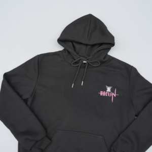 Sudadera con capucha de punto 100% algodón con estampado digital para hombre, cuello redondo, oversize, colorida, manga corta, antiencogimiento, estilo urbano. - Product Image 3