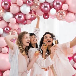 Macaron rosa lattice palloncino ghirlanda kit <span class=keywords><strong>Confetti</strong></span> Ballons per <span class=keywords><strong>matrimonio</strong></span> festa di compleanno Baby Shower di San Valentino confezionati in sacchetti - Product Image 2