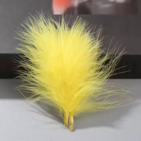 Plumes de marabout de Turquie sélectionnées pour la pêche à la mouche Bugger Leech Streamer Matériaux de montage de mouche Accessoires de pêche sauvage
