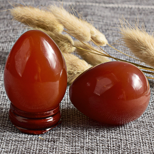 Vente chaude Cornaline. en gros Naturel sculpté Cornaline. Yoni Oeufs à vendre. Yoni oeuf pour femme pratique - Product Image 1
