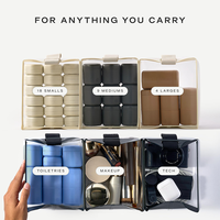 Bolsas de Maquillaje Personalizadas Haoran con Logotipo, Organizador de Cosméticos de TPU, Bolsas de Aseo para Viaje, Neceser de Viaje, Bolsa de Maquillaje