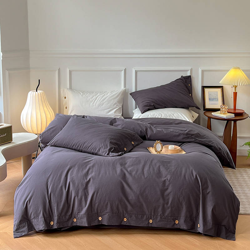 Premium Washed Cotton Duvet Cover Pillowcases