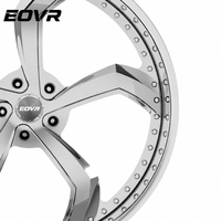 Rines EVOR Forjados Personalizados de 2 Piezas, Cóncavos Profundos, PCD 6X139.7 5x120 5x130, 16 19 20 24 26 Pulgadas para Autos de Pasajeros