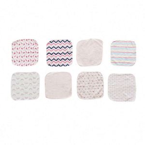 Lot <span class=keywords><strong>de</strong></span> 12 serviettes douces carrées pour la salive et le sueur, assortiment aléatoire <span class=keywords><strong>de</strong></span> serviettes <span class=keywords><strong>de</strong></span> <span class=keywords><strong>bain</strong></span> en coton en forme <span class=keywords><strong>de</strong></span> fleur pour bébés garçons et filles, soins pour bébés en voiture - Grande Vente - Product Image 4