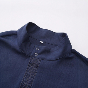 Vêtements islamiques CCY, thobe arabe, jubba, dishdasha, robe à manches longues, robe musulmane du Ramadan, <span class=keywords><strong>djellaba</strong></span>, col montant, kaftan, <span class=keywords><strong>caftan</strong></span> - Product Image 4