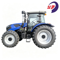 Tractor 4x4 de 200HP con Cabina, Aire Acondicionado, Calefacción, Asiento con Suspensión, 16+8 Velocidades, Doble Embrague, 2 Salidas Hidráulicas, 540/1000 PTO, Bloqueo de Diferencial