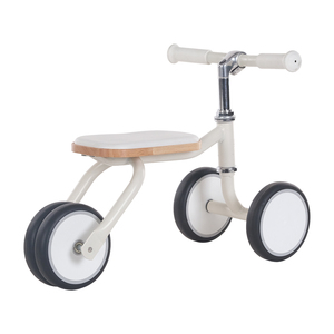 Vélo d'équilibre vintage pour enfants 18M+ à <span class=keywords><strong>4</strong></span> <span class=keywords><strong>roues</strong></span> avec siège <span class=keywords><strong>en</strong></span> <span class=keywords><strong>bois</strong></span> anti-retournement <span class=keywords><strong>en</strong></span> acier à haute teneur <span class=keywords><strong>en</strong></span> carbone pour tout-petits EN71 3C - Product Image 6