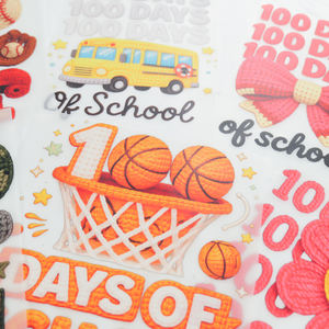 Fournisseur chinois de transferts DTF sur le thème du football scolaire, transferts DTF pour vêtements, transferts DTF sur le thème du baseball, de la foi chrétienne, de Pâques - Product Image 5