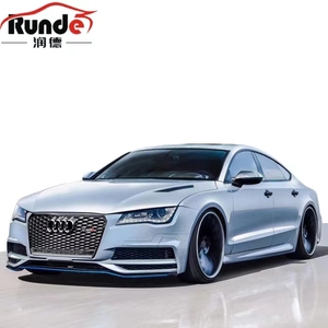Kit de carrosserie en Fiber de carbone Runde pour 2011-2016 <span class=keywords><strong>Audi</strong></span> <span class=keywords><strong>A7</strong></span> modifié CT Style pare-chocs avant pare-chocs arrière lèvre avant jupes latérales capot - Product Image 1