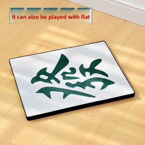 עיצוב הבית יצירתי עמיד גלי גלי גלי רכוב קיר עץ חתול אדום מהגג 'ונג אדום עם דבק קל לניקוי לא קל לניקוי - Product Image 5