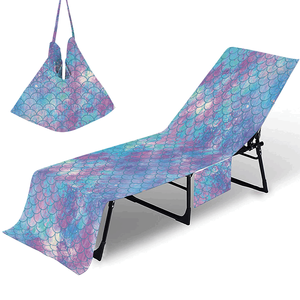 Telo <span class=keywords><strong>da</strong></span> <span class=keywords><strong>Spiaggia</strong></span> Pieghevole in Microfibra Leggero con Motivo Stampato <span class=keywords><strong>per</strong></span> <span class=keywords><strong>Spiaggia</strong></span> o Giardino, Tasche <span class=keywords><strong>per</strong></span> Conservazione Estiva Incluse - Product Image 3