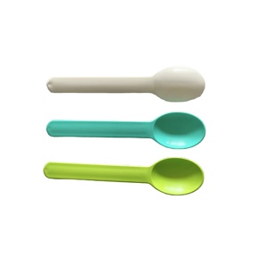 Cuchara de Helado Biodegradable de Almidón de Maíz, Personalizable con Logotipo, Colorida, Desechable, para Yogur y Helado Suave - Product Image 3
