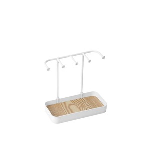 Jewelry Storage Rack <b>Desktop</b> Organizer White Black Pink Solid Color No Lid 2 Capacity Dressing Table <b>Shelf</b> - Product Image 3