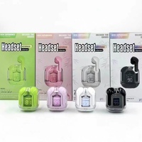 Audífonos Inalámbricos Air31 TWS Baratos, Transparentes, con Sonido Estéreo Real, Resistentes al Agua IPX-4, 3-5 Horas de Duración de la Batería, Caja de Regalo
