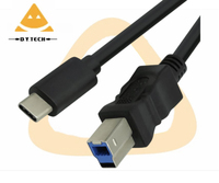 Printer kabel Data Tipe c ke USB MINI 3.0 Laptop terhubung ke Printer kotak Hard Disk, pemindai, Faks, mesin terintegrasi, dll.