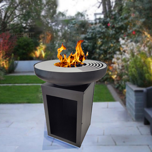 Brasero tiền sảnh exterieur AU Bois brasero plancha braseros Para Jardin - Product Image 3