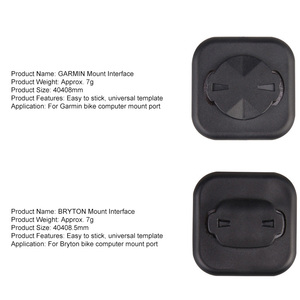Adaptateur adhésif pour compteur vélo compatible avec <span class=keywords><strong>support</strong></span> <span class=keywords><strong>Garmin</strong></span> Bryton <span class=keywords><strong>support</strong></span> <span class=keywords><strong>GPS</strong></span> téléphone base facile à installer - Product Image 2