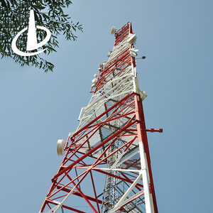 Antena de Radiodifusión de Señal de Telefonía Celular Autoportante, Torre de Telecomunicaciones de Acero de 3 Patas para Estaciones de Radio FM - Product Image 6