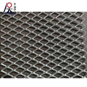 Hình thoi lưới mở rộng kim loại hàng rào thép tấm lưới tùy chỉnh mở rộng lưới kim loại tấm - Product Image 1